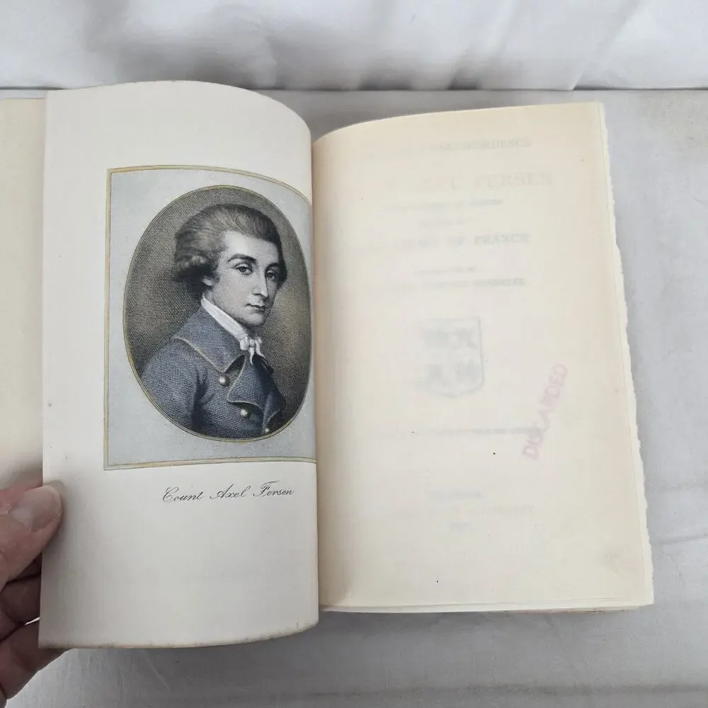 Diary & Correspondence of Count Axel Fersen Limited Numbered Marie Antoinette
